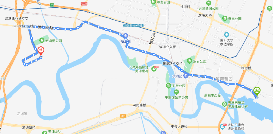 2021年最新天津塘沽火車站途經公交車路線乘坐點及其運行時間查詢