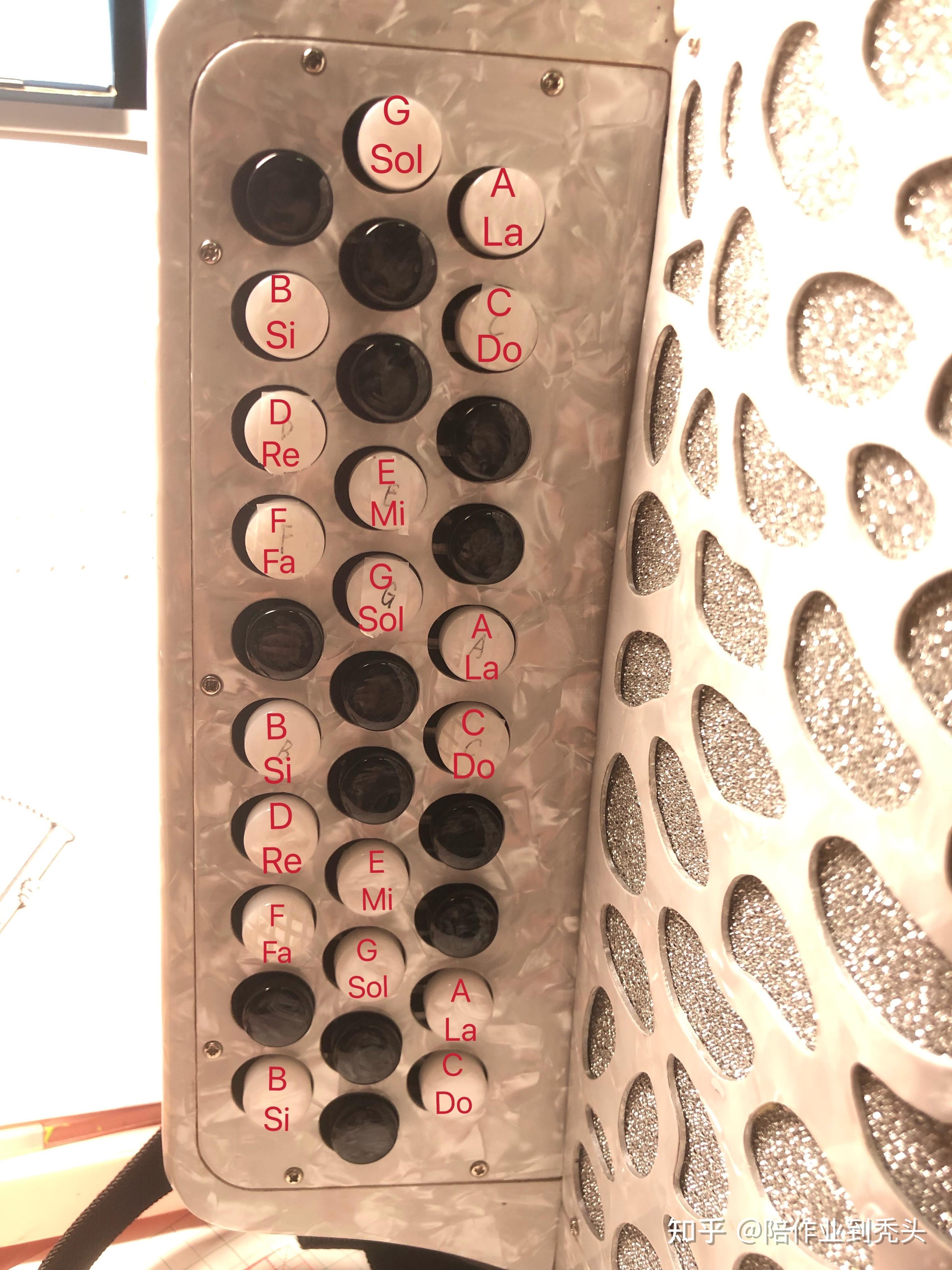 巴扬手风琴音阶不知道对不对