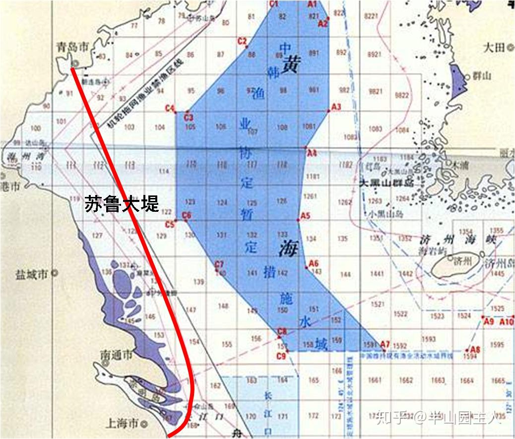 黄渤海渔场地理位置图片