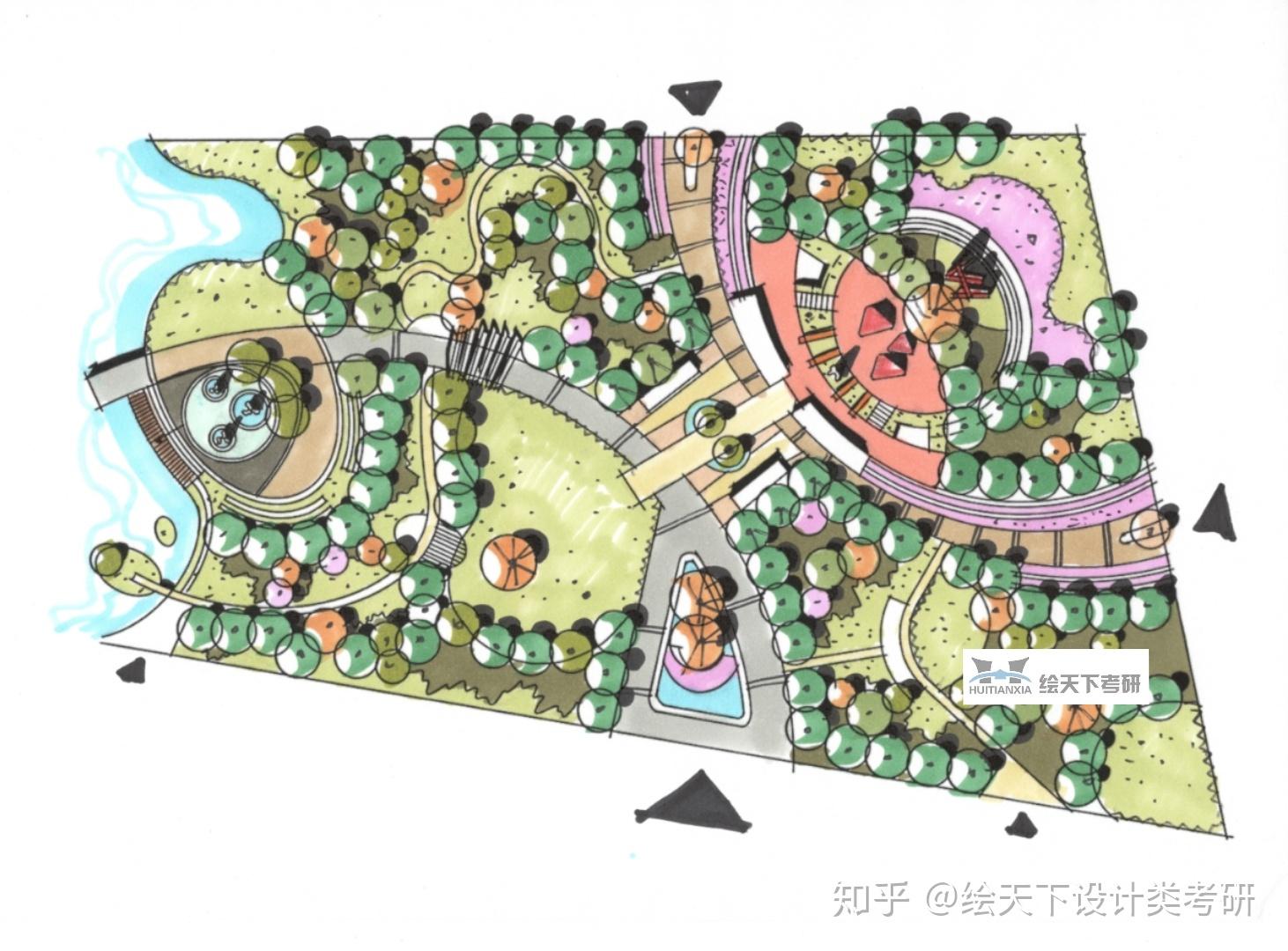 大连工业大学环境艺术专业考研2020年大连工业大学环境艺术快题讲解