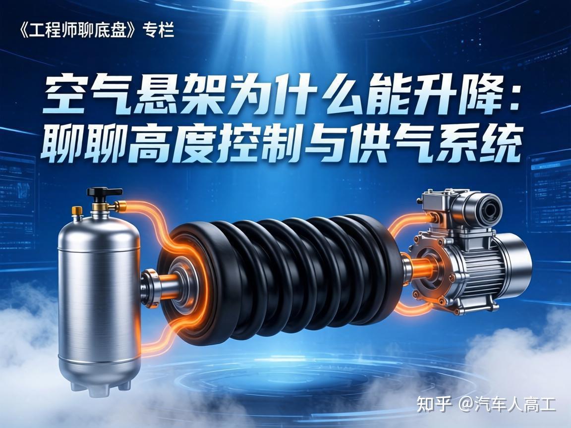 空气悬架为什么能升降:聊聊高度控制与供气系统