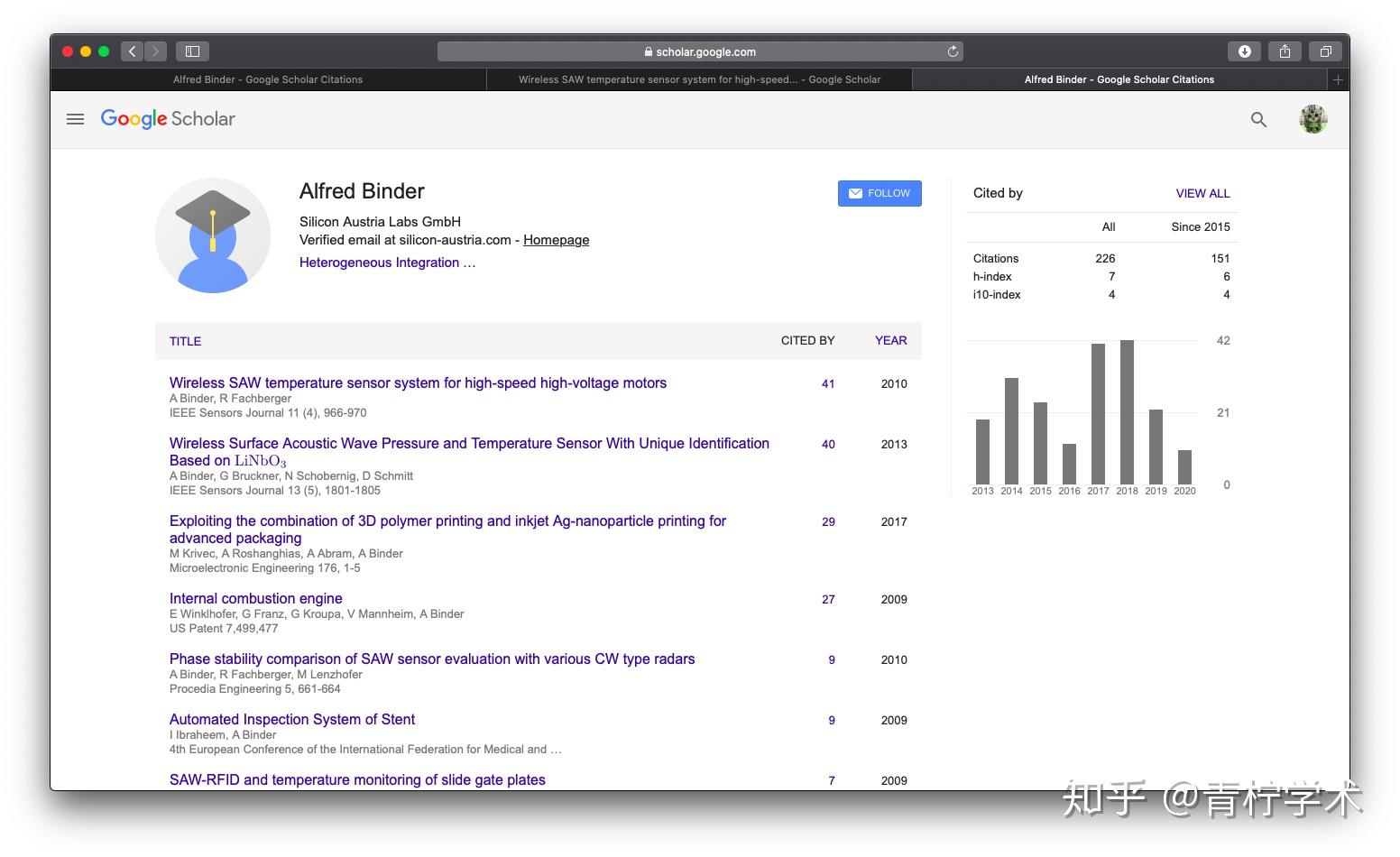 如何实时跟踪一个学者的最新学术成果？ 知乎