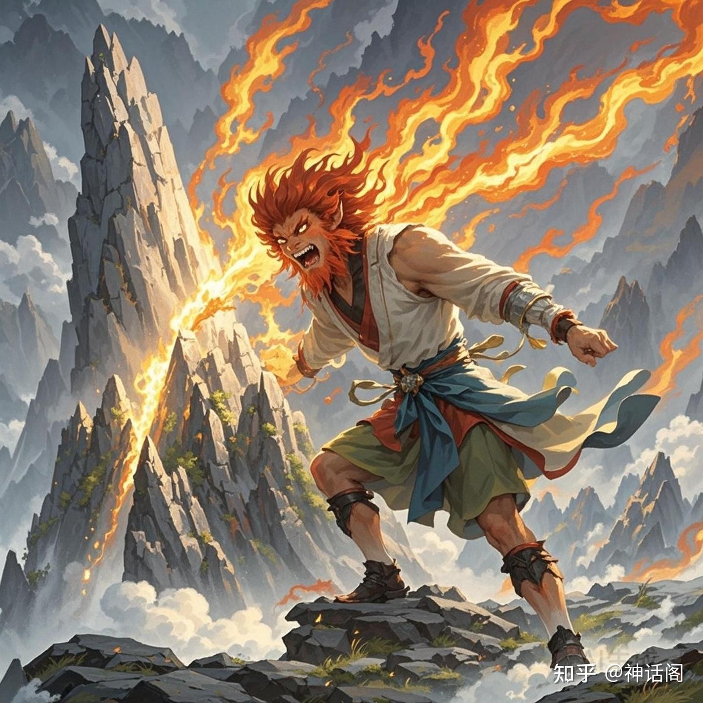 上古神话 : (共工怒撞不周山) - 知乎