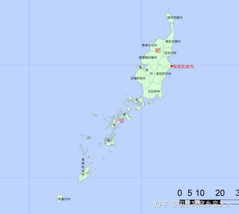 帕劳地图位置图片