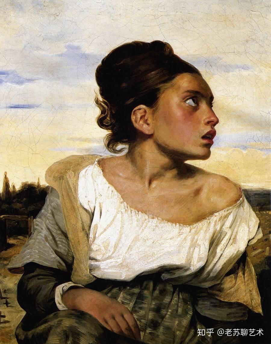 法国艺术家欧仁德拉克罗瓦浪漫主义画派的代表人物