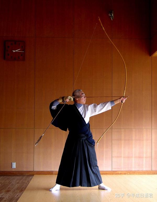 弓道没有对手自己与自己的较量