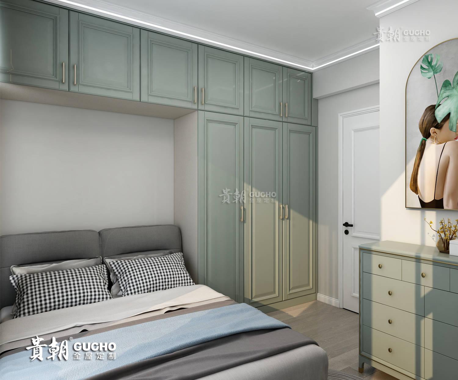 被误解的红配绿其实也可以很高级贵朝全屋定制案例分享