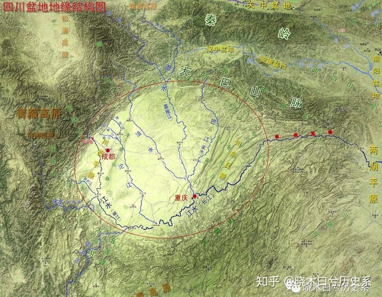 又遠遠超過過於江陵,漢中對四川有地理優勢,而對關中只共享秦嶺之險