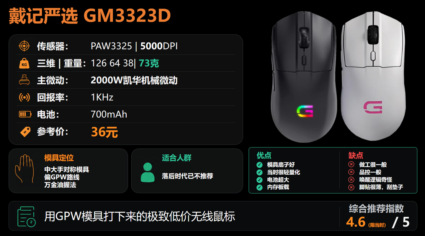 【抄作业】6月~7月 高性价鼠标推荐。青春无价,对自己好点
