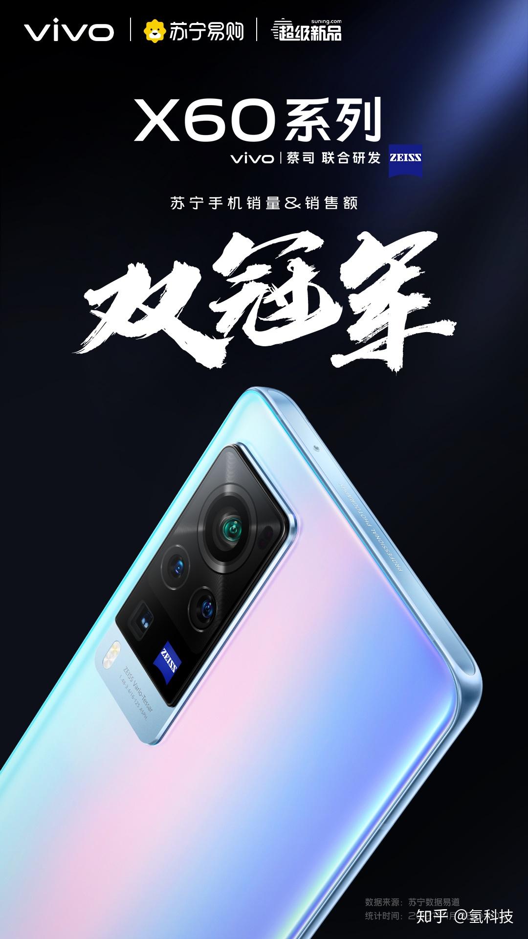 四个双冠军vivox60首次开售蔡司镜头