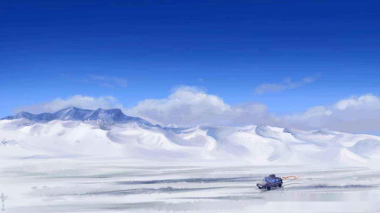 冬天的纳木错,才是一年之中,最美的季节.