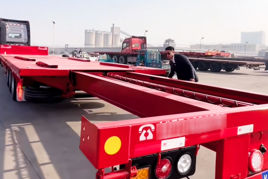 不只是大板,高栏,标箱也做后抽拉,挂车改装越来越猖狂了 - 知乎