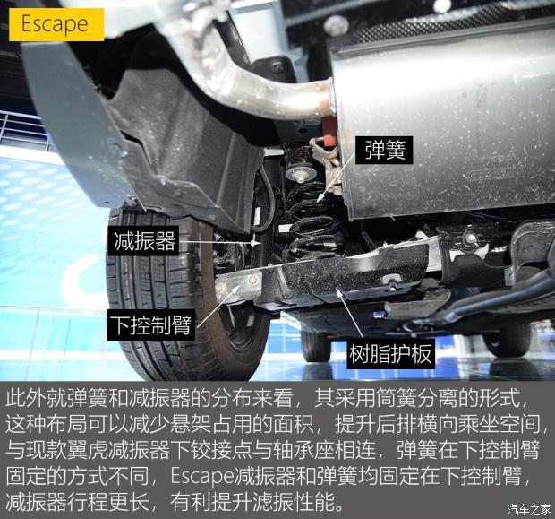 同福克斯相似长安福特escape底盘解析