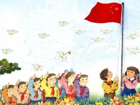 【第一次唱国歌唱得心潮澎湃的时候】 记得从小学开始,每周一升国旗的