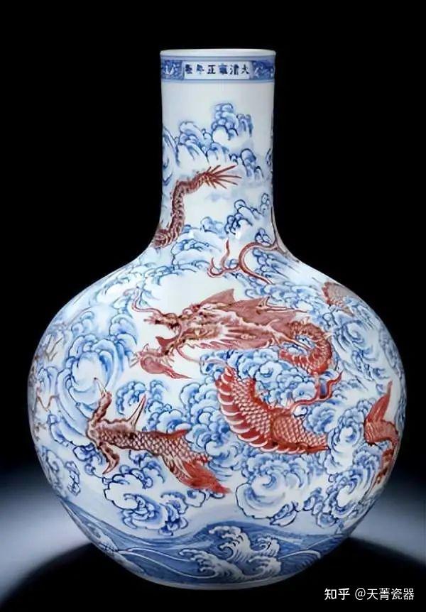 天菁瓷器：瓷中“贵族”青花釉里红，生而不凡，1%温差创造的经典- 知乎