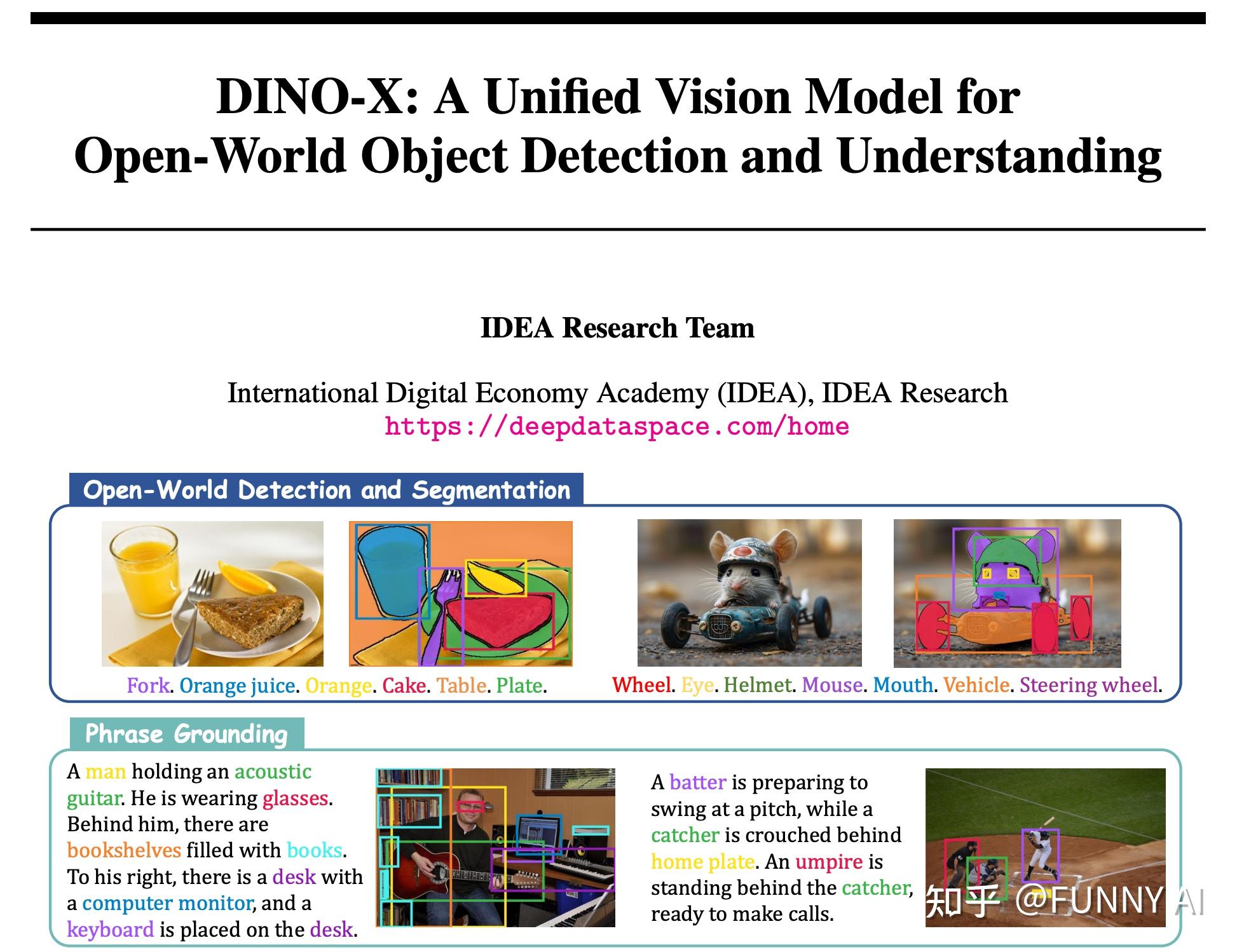 重磅！首个目标检测大模型(识别万物)：DINO-X - 知乎