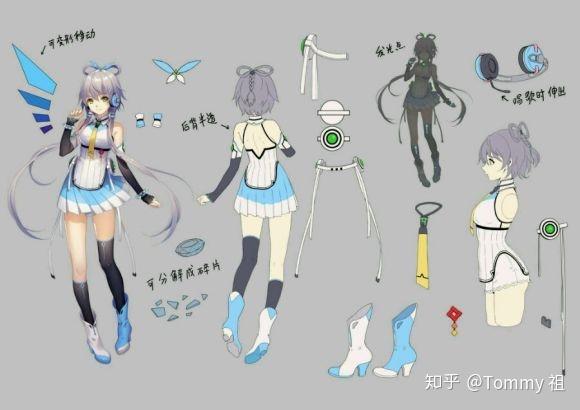 洛天依v4公式服背面什么样子