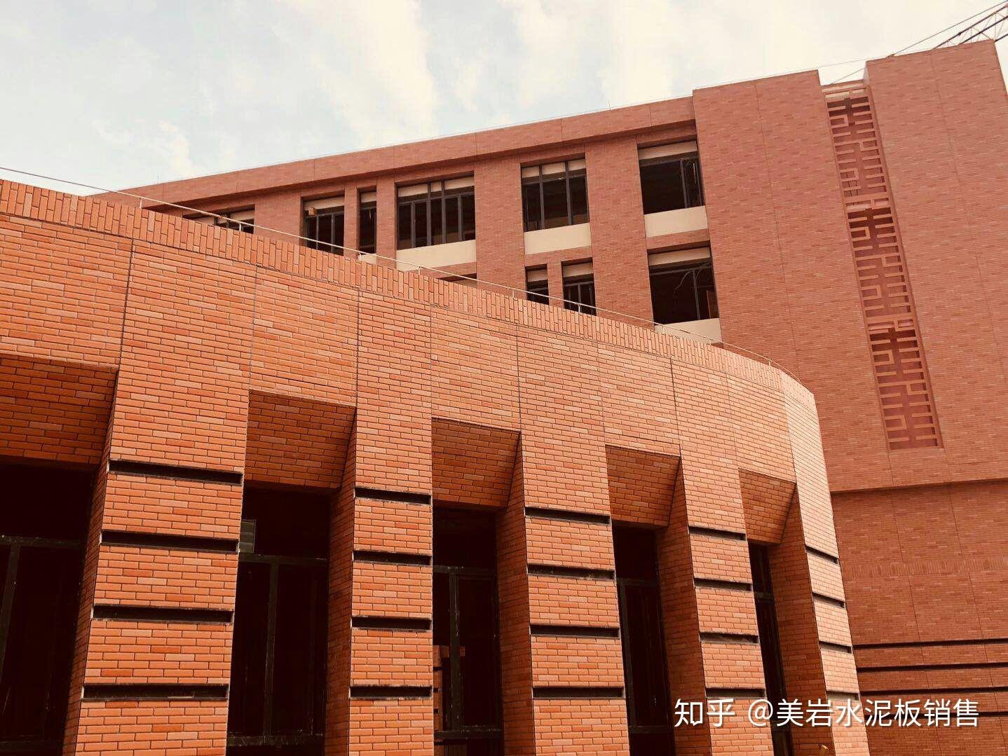 新型外墙装饰水泥板KTC外墙板可支持定制-重庆江北嘴小学案例