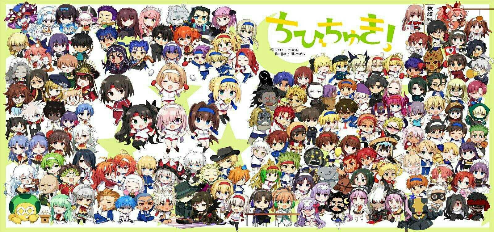 有哪些fgo的全家福? - 知乎