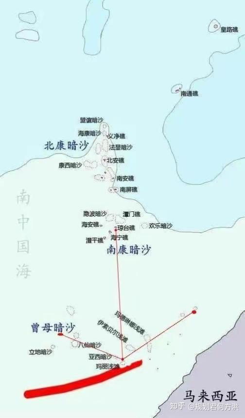 关于我国领土最南端究竟是曾母暗沙、立地暗沙或玛丽浅滩研究分析 - 知乎