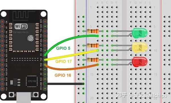 如何在Arduino IDE环境下用ESP32控制多路LED? - 知乎