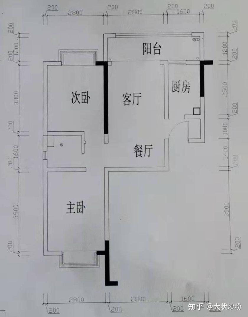 小戶型65平兩室一廳的房子怎麼裝修比較好