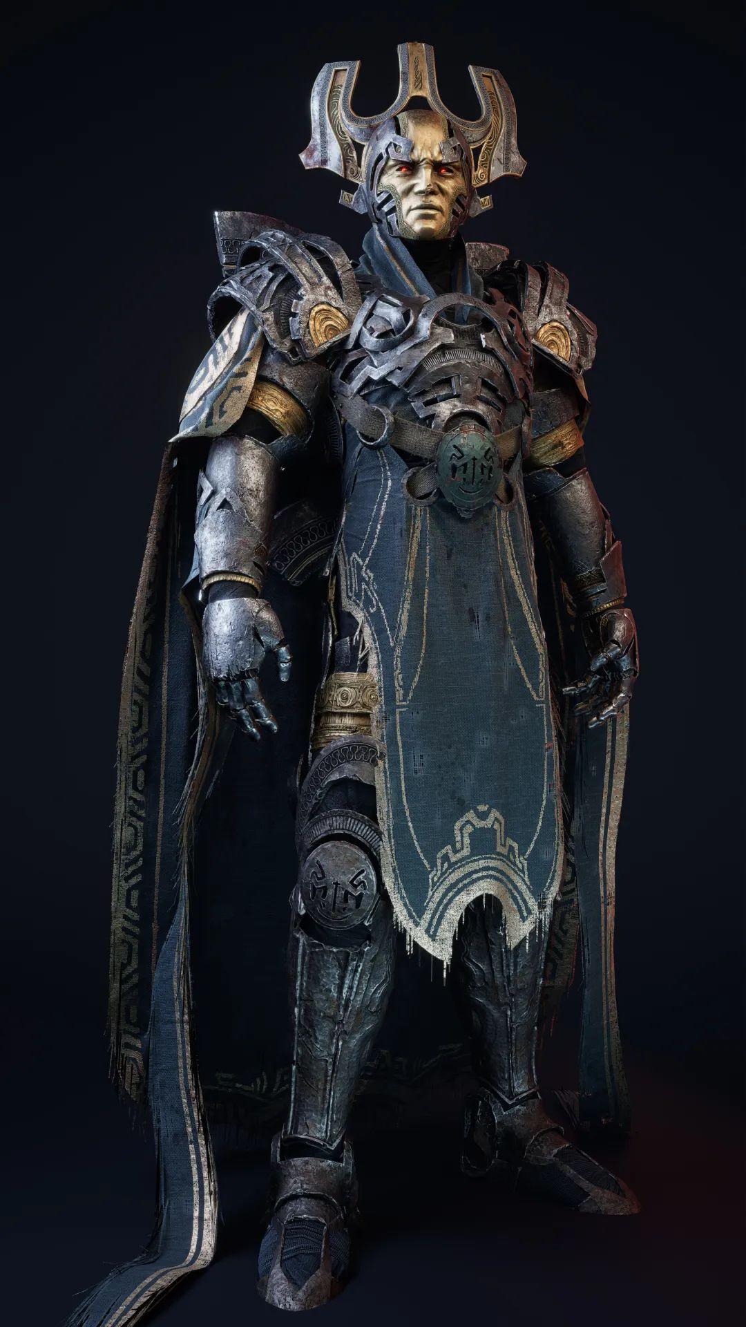 同人艺术角色概念设计后让人叹为观止的游戏角色建模还原度