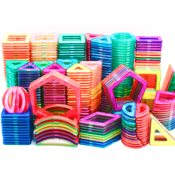 德国 磁力片积木拼装玩具儿童益智立体拼插磁铁吸铁石