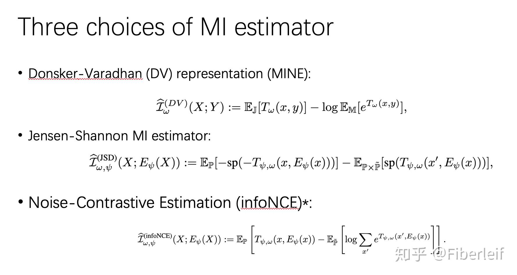 Mutual information meets representation learning 