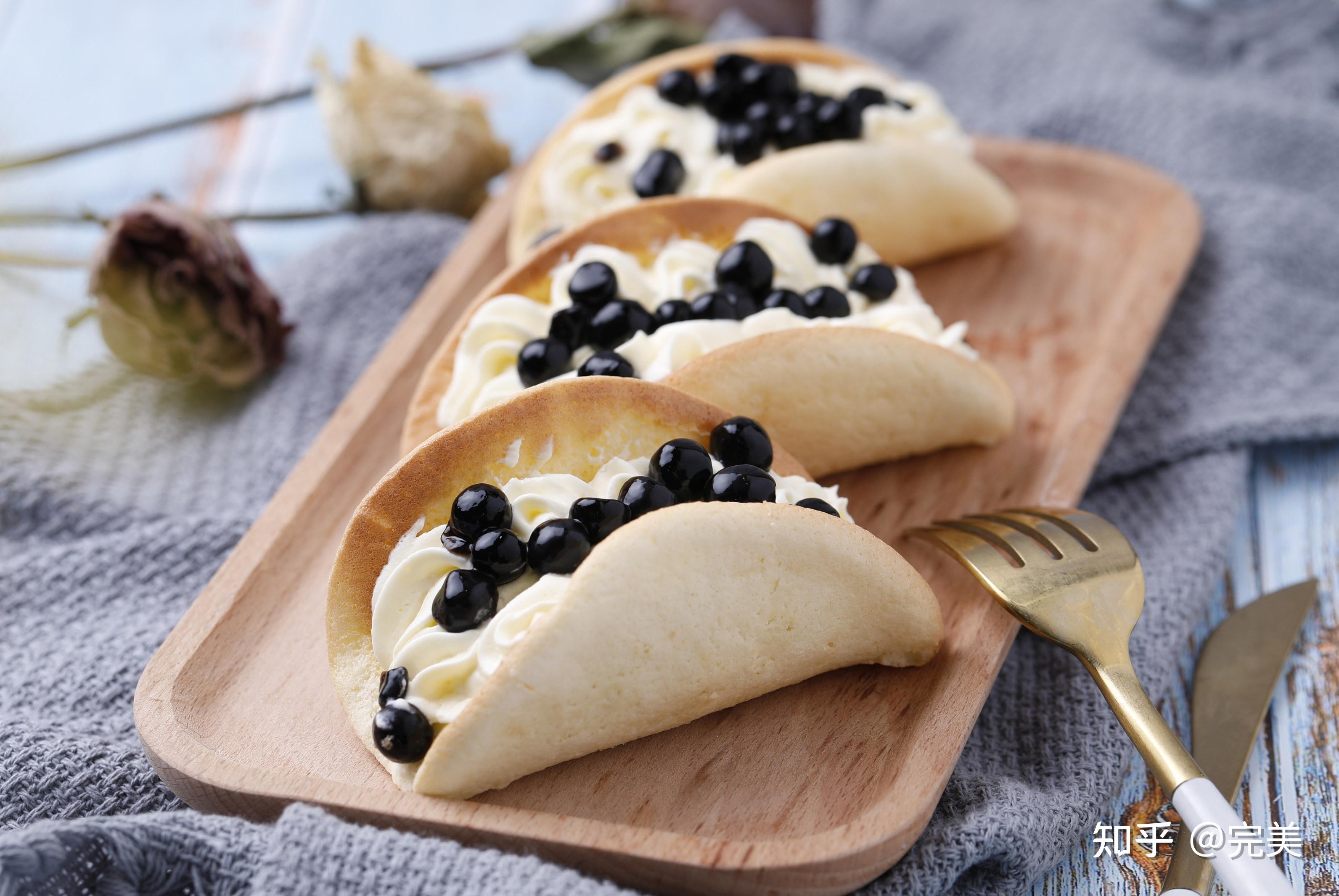 简单版珍珠元宝蛋糕细腻柔滑口感融化在舌尖