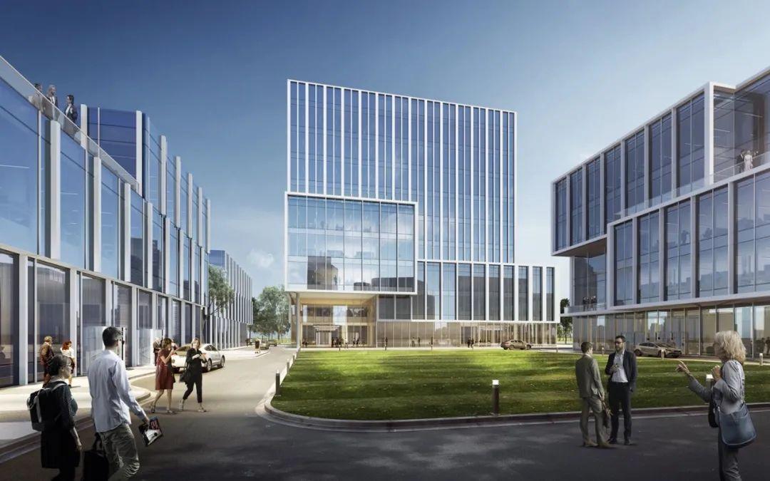 hppdesign陆家嘴集团川沙办公综合体即将破茧而出