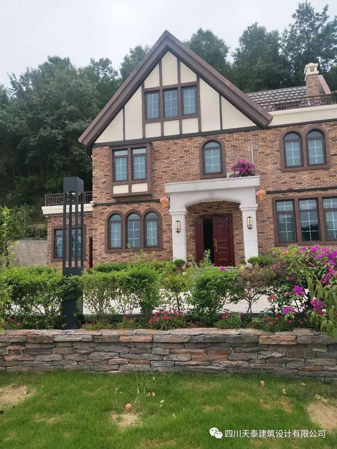 南充南部乡村自建别墅设计南部农村盖别墅施工完工美爆了乡村