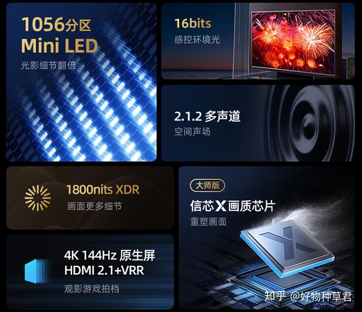 2023雙十二有哪些適合玩遊戲的miniled電視推薦海信電視u8kle8ke7k玩