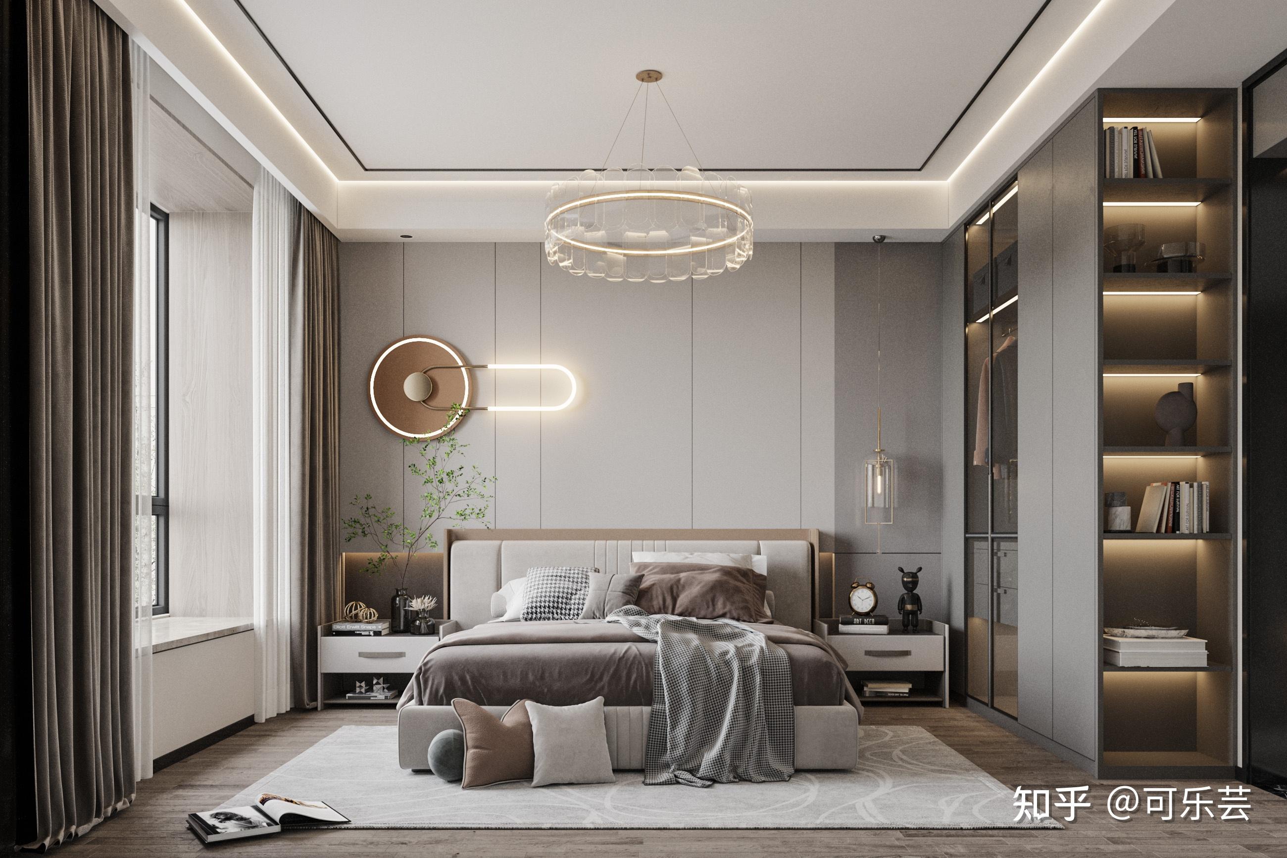 襄阳装修现代风格无主灯设计简雅大气