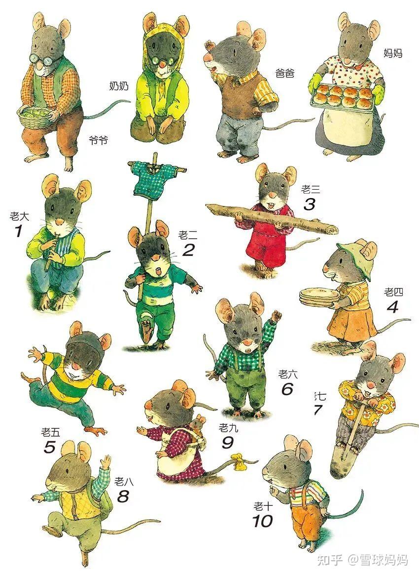 绘本精读 | 14只老鼠的美好世界,超温情的家庭故事 动植物百科 专注力