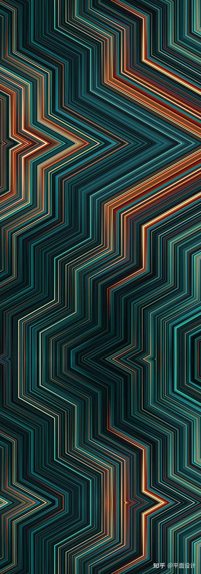 线条艺术设计适合做壁纸