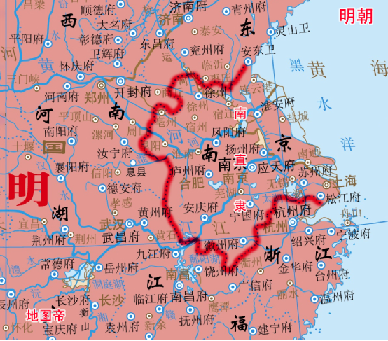 明朝的两京一十三省指哪里?