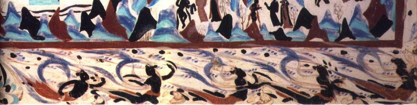 神游千年,大美敦煌】隋-423窟:弥勒经变,东王公西王母,须达孥 神游千年,大美敦煌】隋-423窟:弥勒经变,东王公西王母,须达孥
