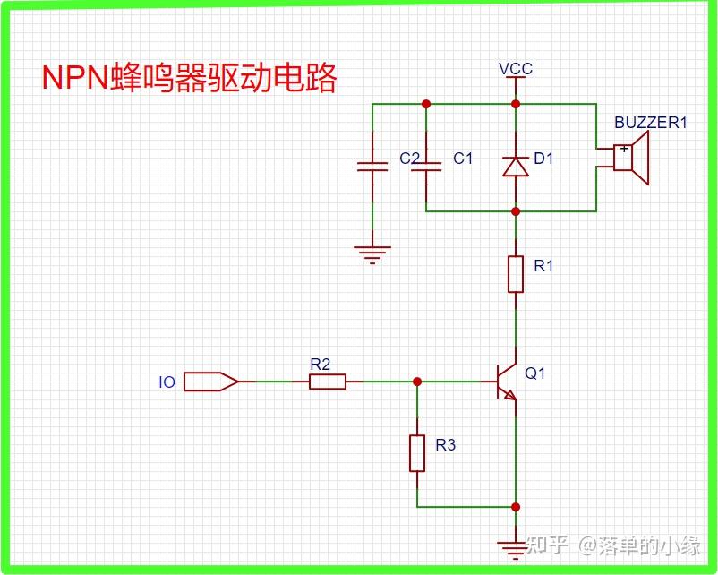 有源蜂鸣器驱动电路图图片