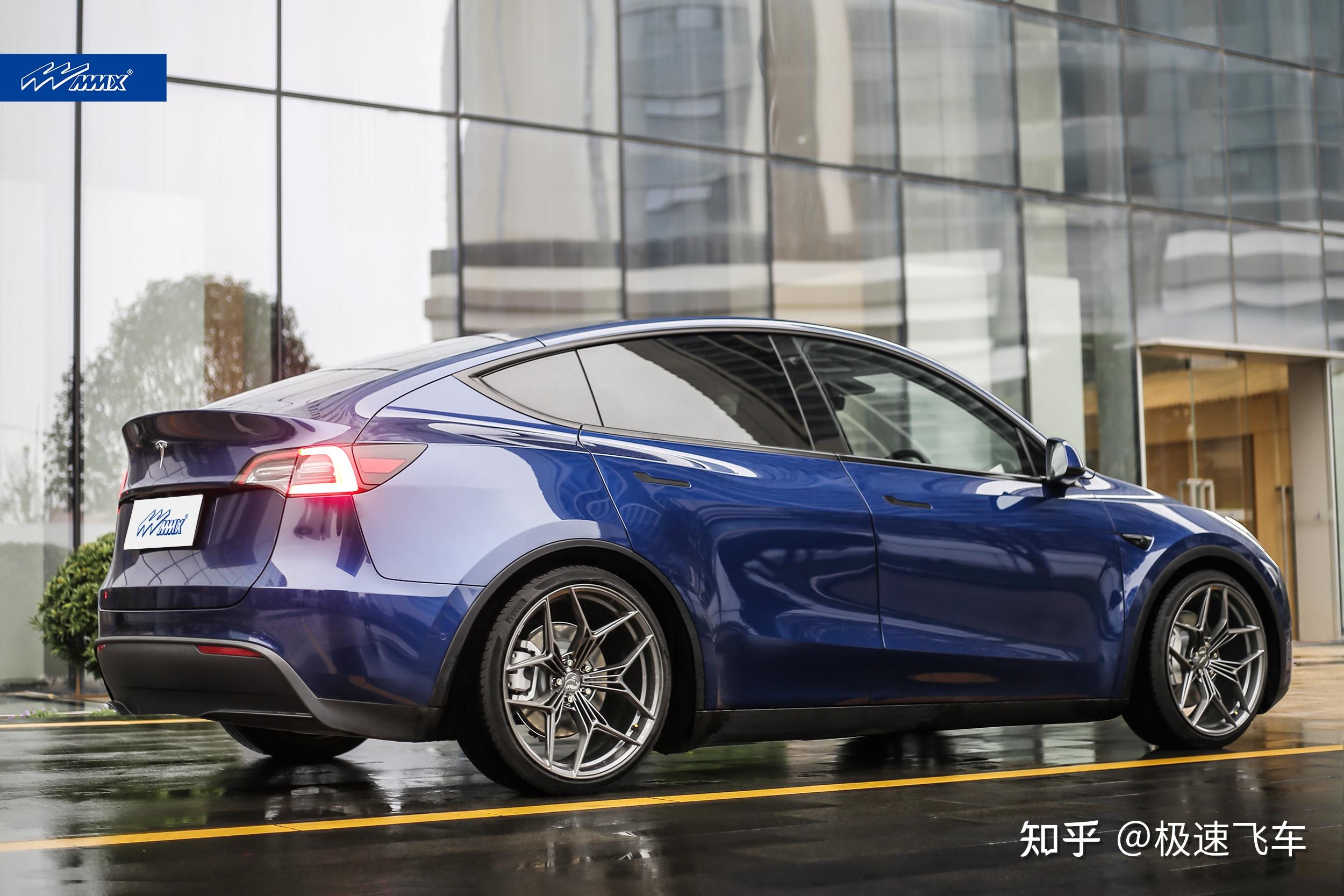 今天它来了中国首例特斯拉modely升配21英寸轮毂