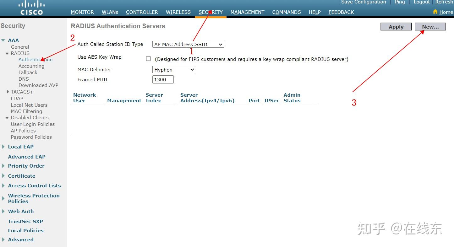 cisco Radius模式 知乎
