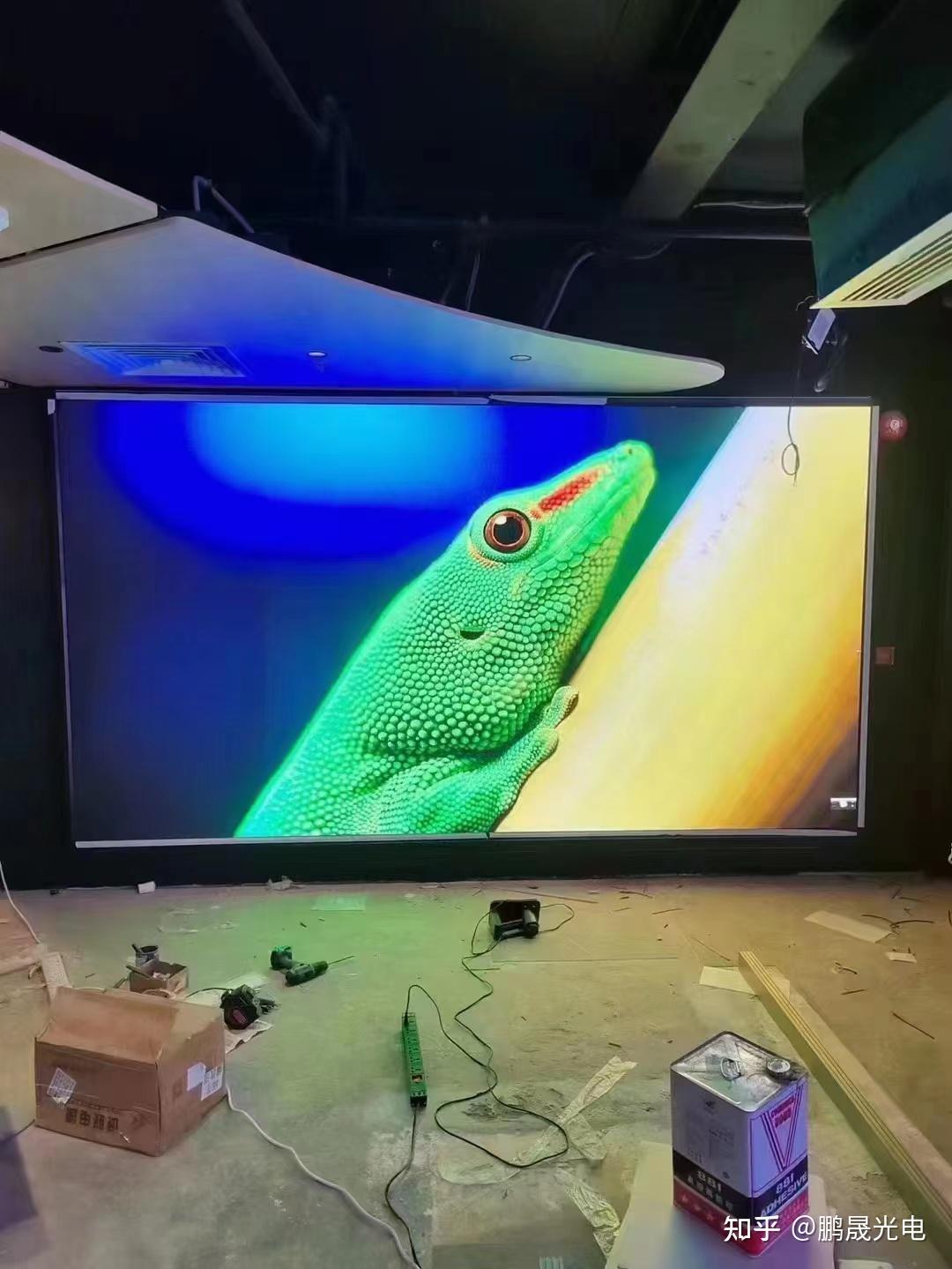 直播间背景墙led屏设计方案,可以选择p2全彩电子屏吗? - 知乎