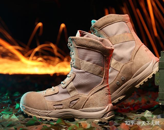 军迷测评飞鹰战术军靴量化高帮沙漠靴