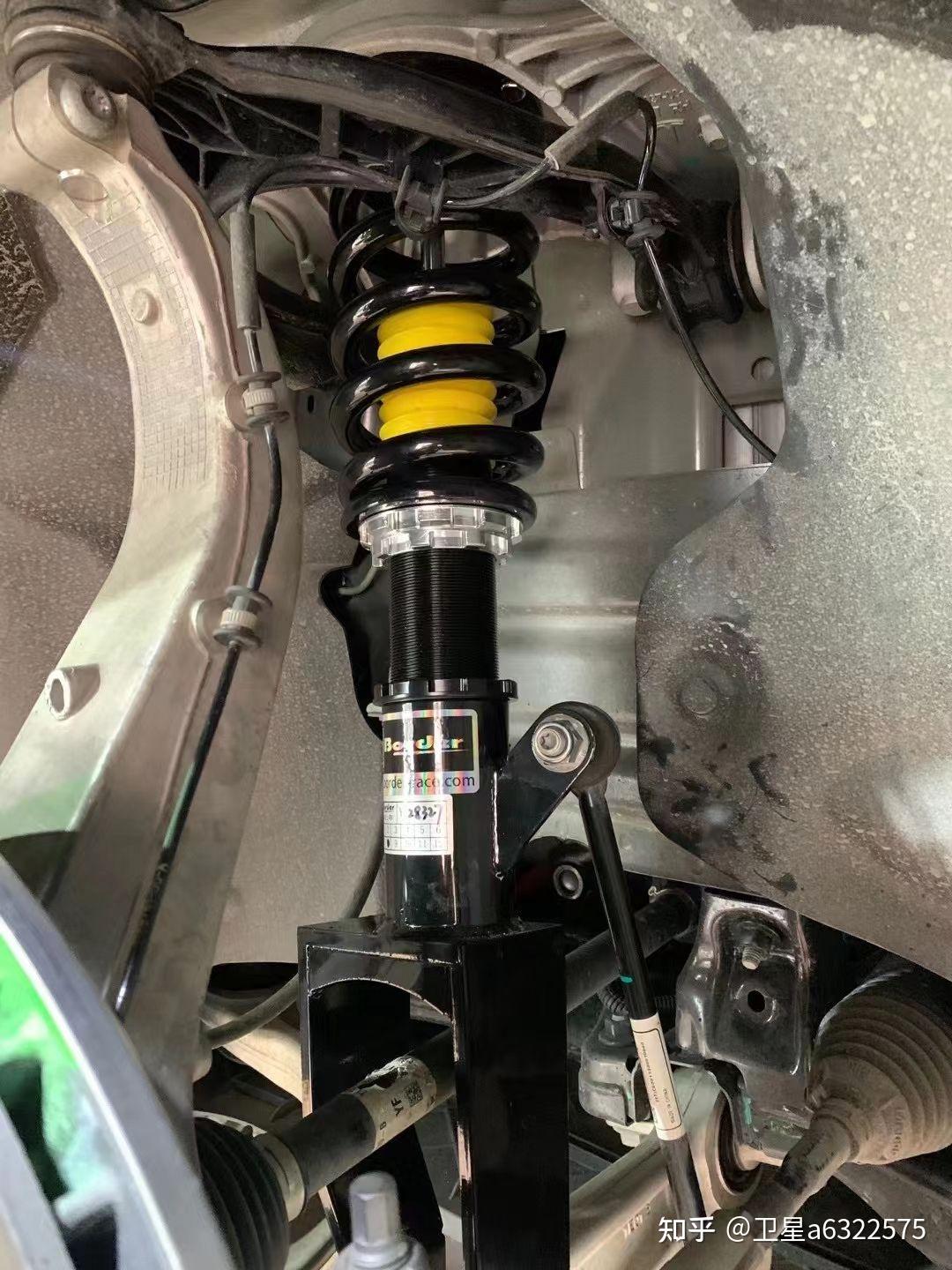 特斯拉modely升级台湾border博德避震高低软硬可调性价比首选