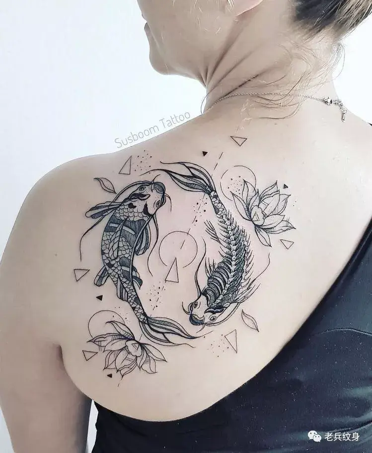 星座纹身素材——双鱼座 - 知乎