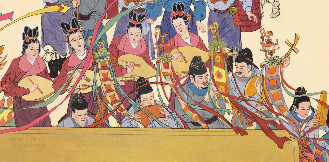 丹青水墨生长风大唐盛景今犹存马欣乐的彩墨人生