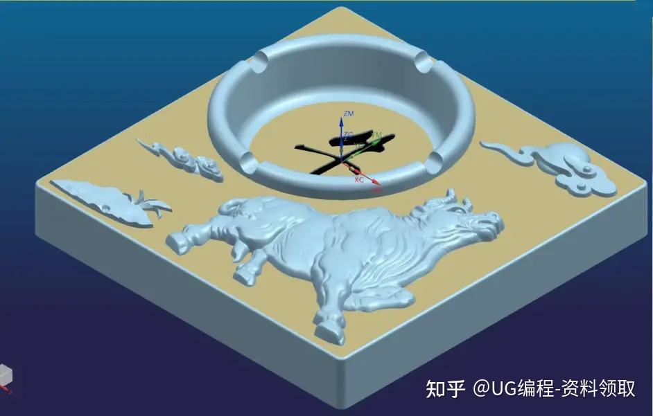 三款最新ug烟灰缸图档