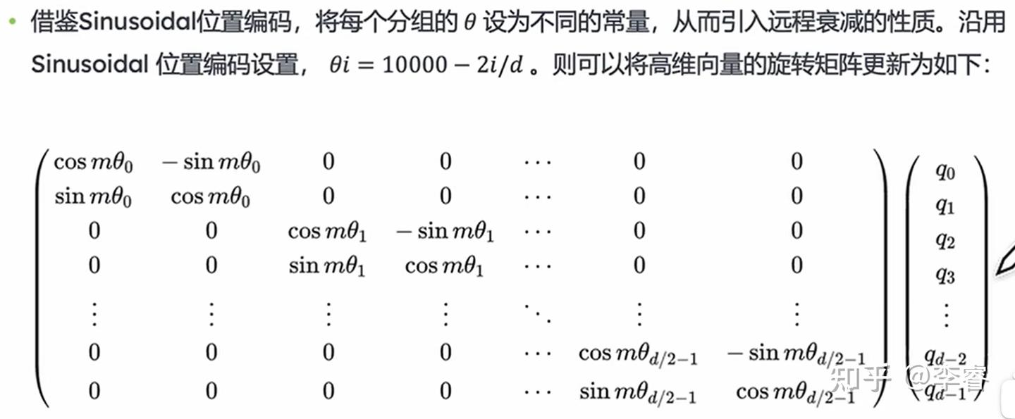 笔记]RoPE位置编码-embedding - 知乎