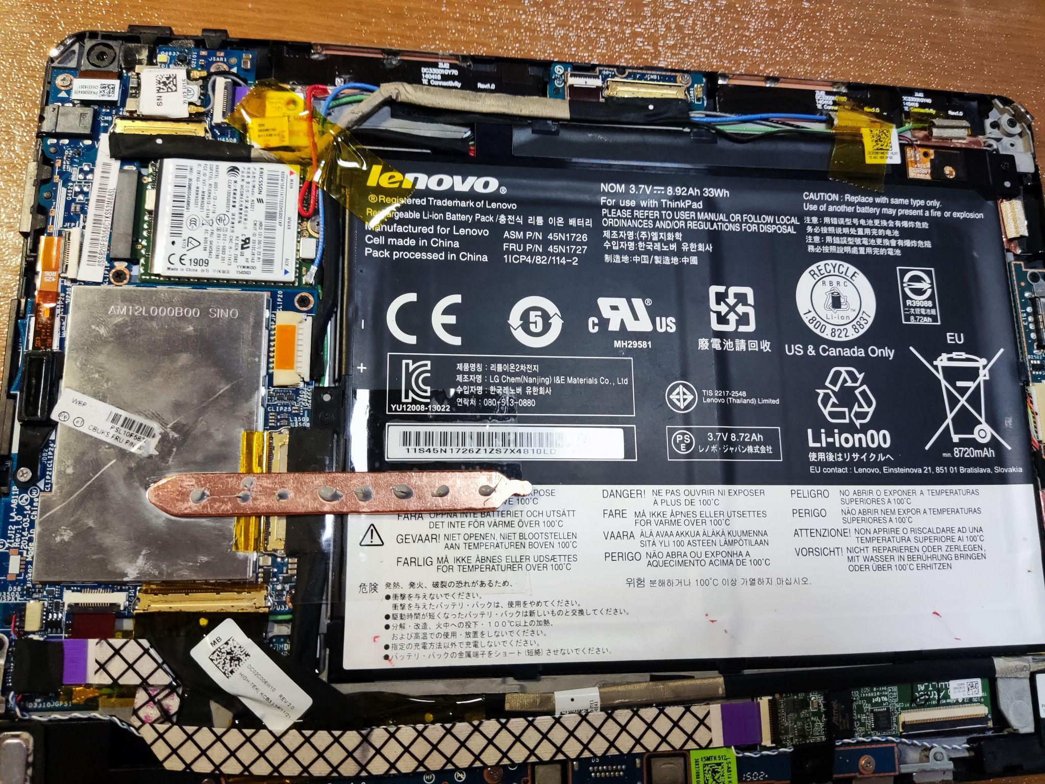 联想thinkpad10散热改造