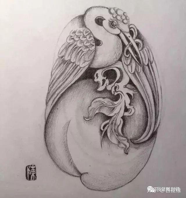 我是雕刻师,收藏!精美玉雕画稿